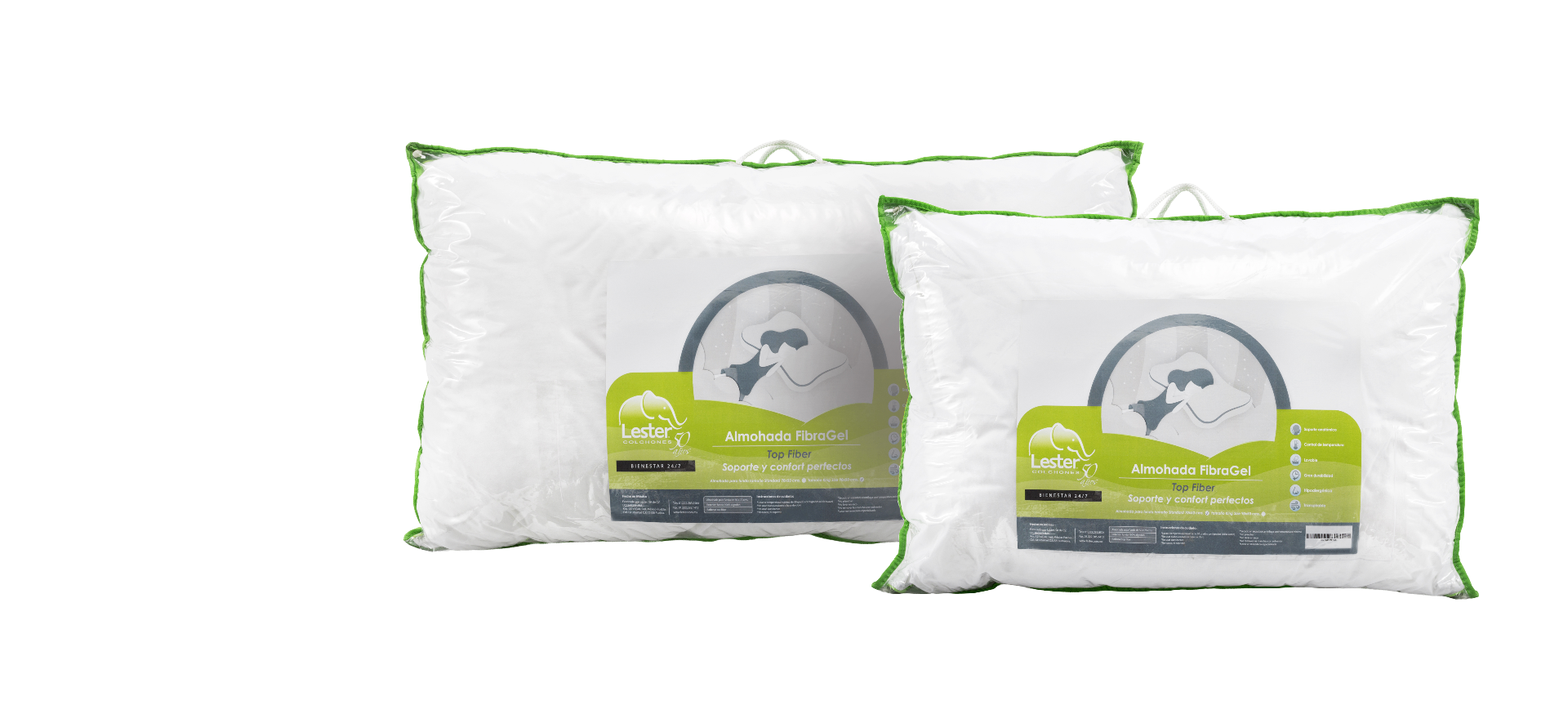 Almohada Fiber Gel